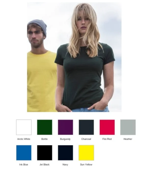 EA001F Ecologie by AWD Ladies Organic Cascades T-Shirt